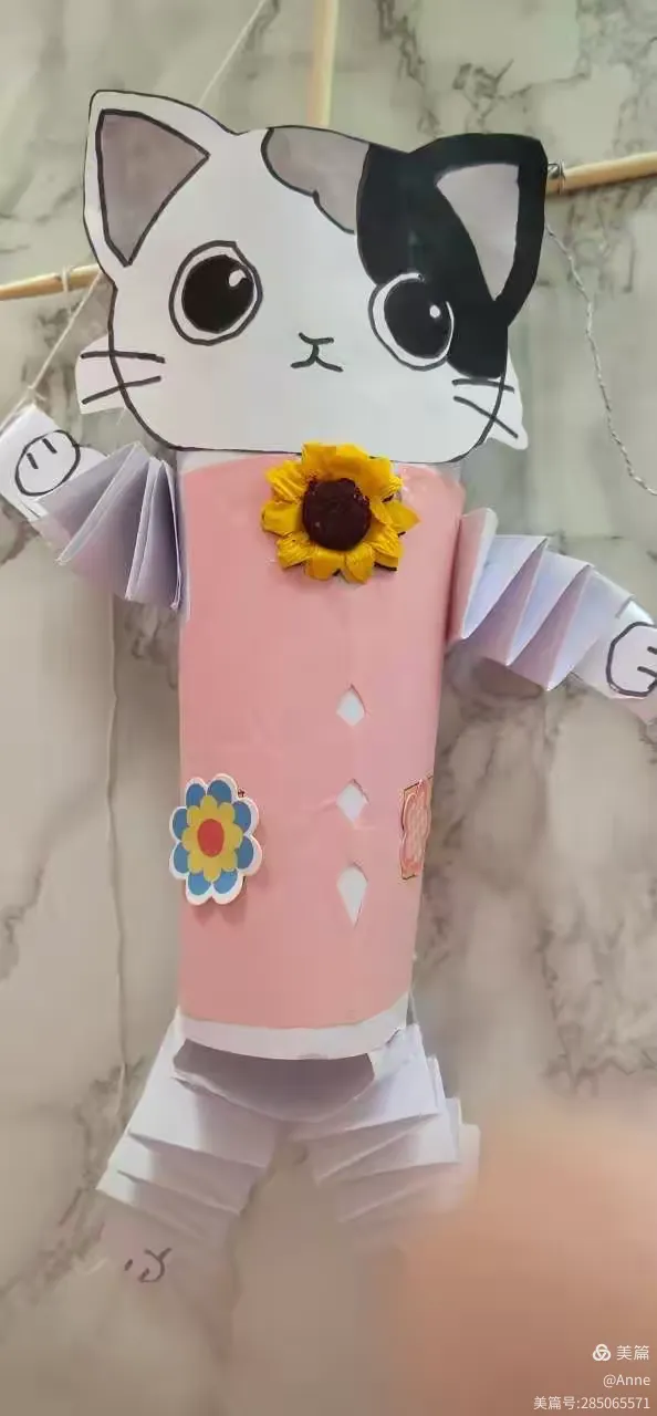 内村完小五一班手工:提线木偶